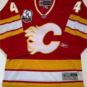 1980-2010 NHL Calgary Flames Reebok Hockey Jersey | Size S